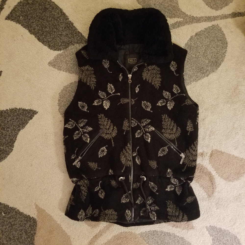 NILS Fleecy Zip Up Vest Size Medium